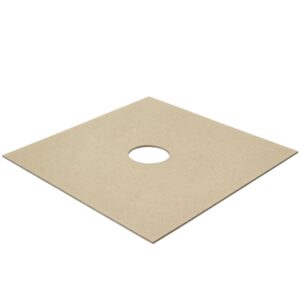 Krmící víko HDF bez rámu 1 otvor - 3cm